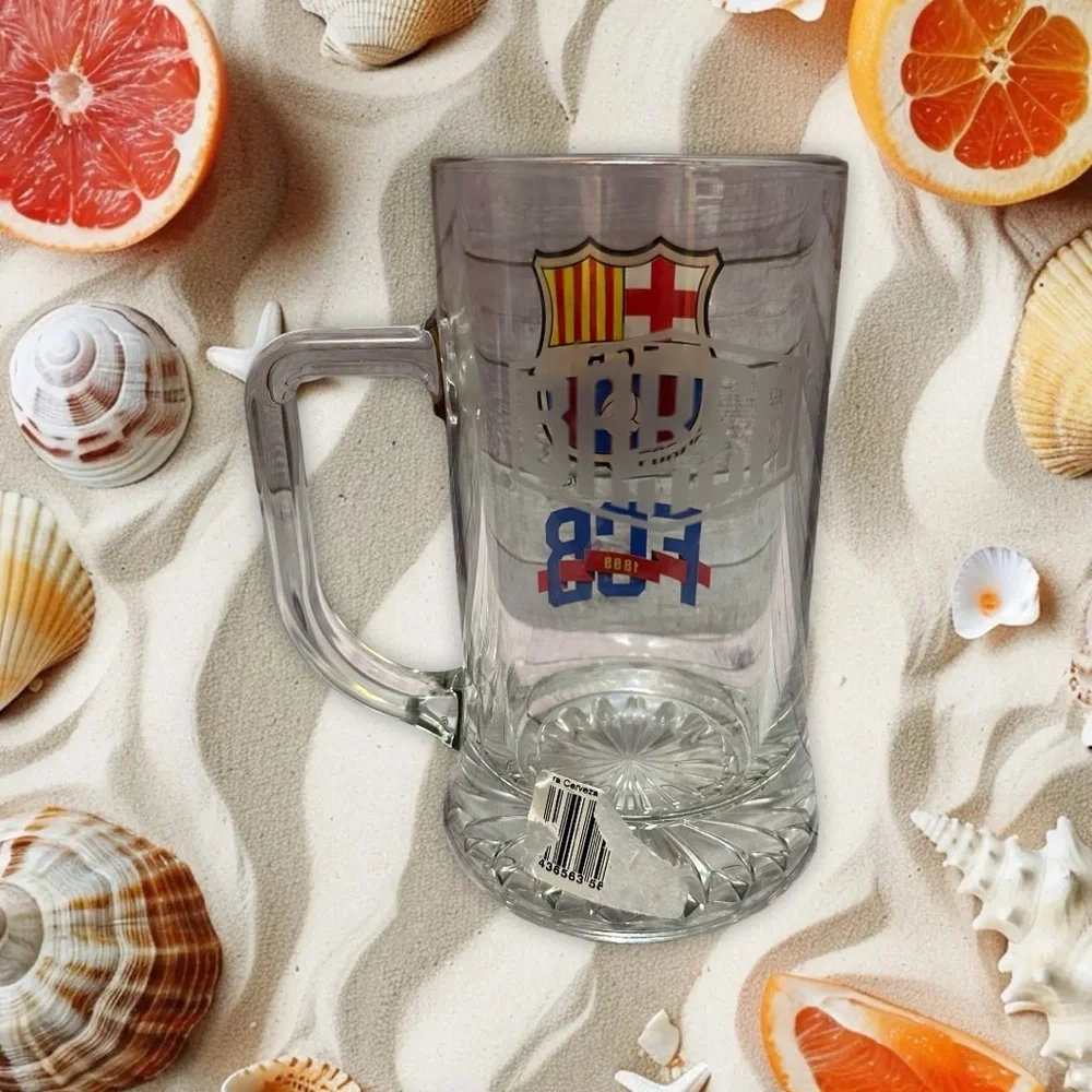 FCB Glass Beer Mug - Clear